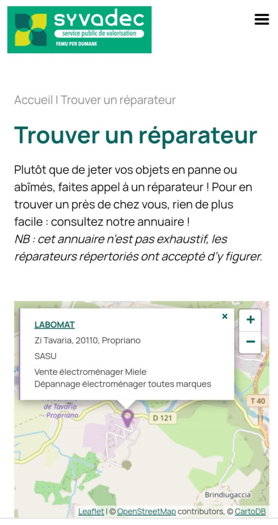 LaboMat fait partie des dépanneurs proposés par SYVADEC